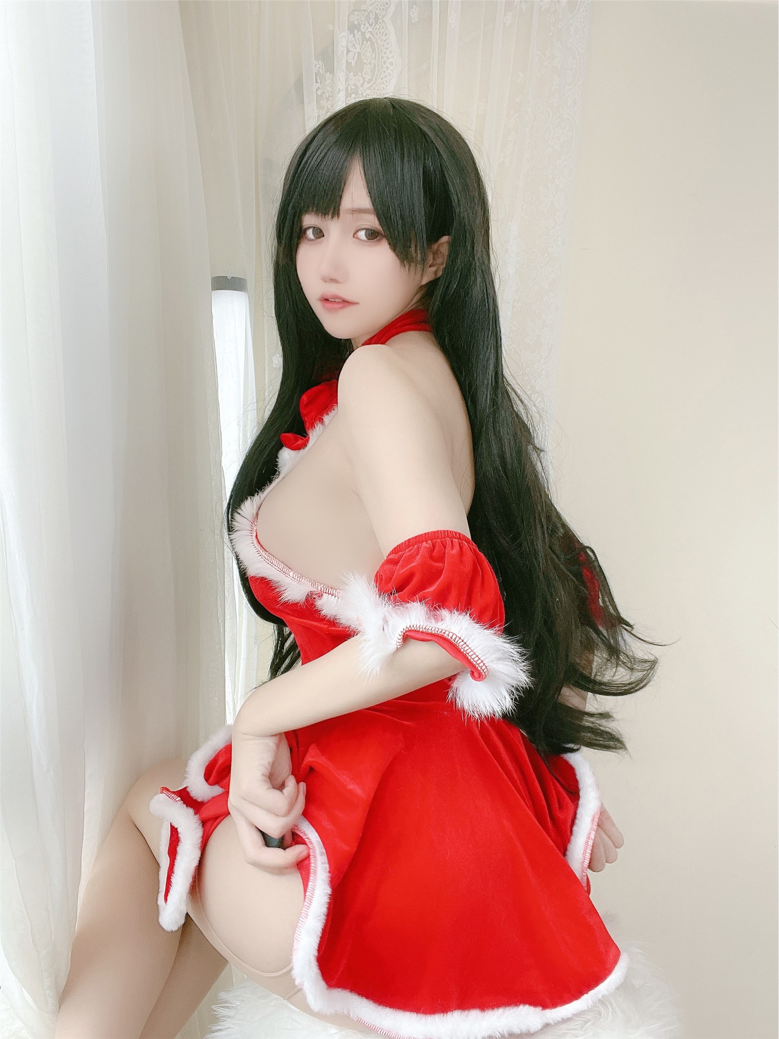 Chiyo Ogura w NO.018 Gift Dress Red(6)